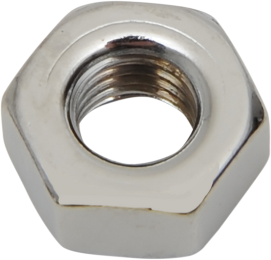 DRAG SPECIALTIES 1/4"-20 Chrome Hex Nut MPB168