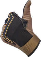 BILTWELL Baja Gloves - Chocolate - Small 1508-0201-302