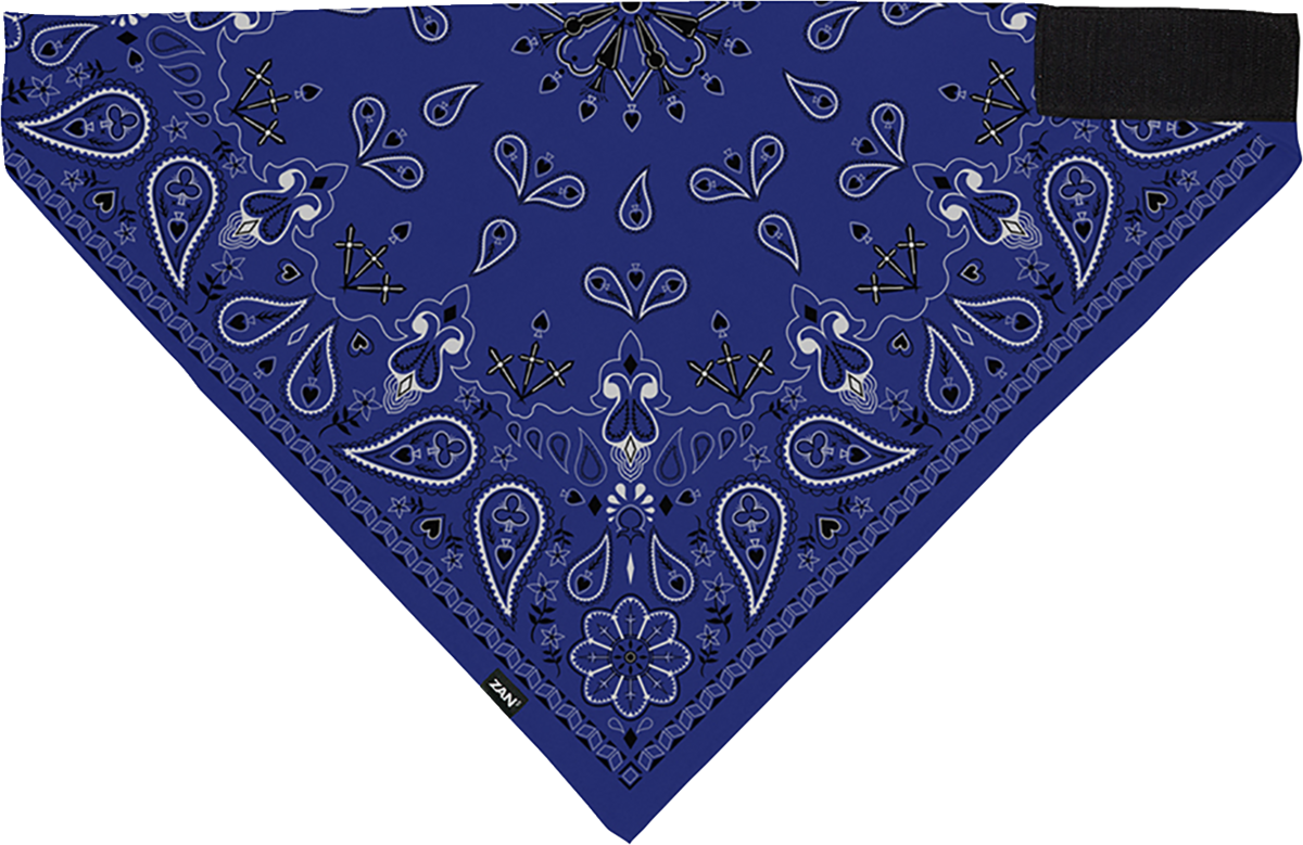 ZAN HEADGEAR SportFlex Bandana - Navy Paisley BL111