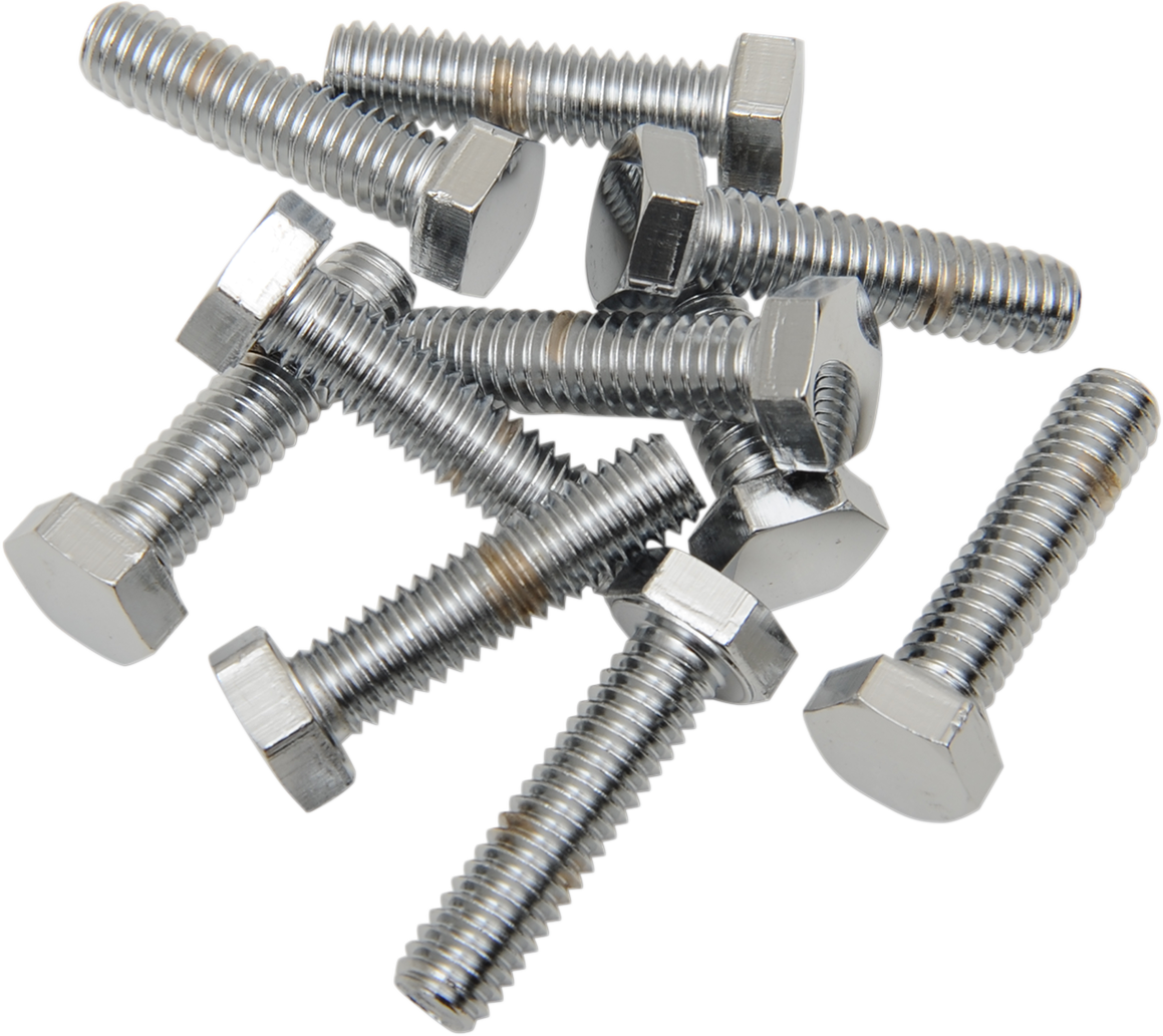 DRAG SPECIALTIES Bolts - Hex-Head - Chrome - 5/16"-18 x 1" MPB125