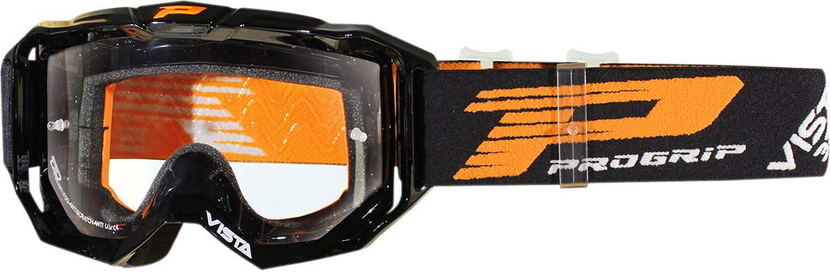 PRO GRIP 3303 Vista Goggles - Black - Clear PZ3303NE