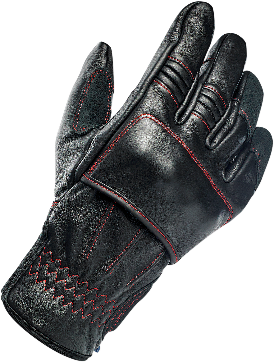 BILTWELL Belden Gloves - Redline - Small 1505-0108-302