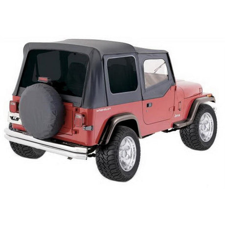 Rampage 1988-1995 Jeep Wrangler(YJ) OEM Replacement Top - Black Diamond 99435