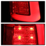 Spyder 09-16 Dodge Ram 1500 Light Bar LED Tail Lights - Red Clear ALT-YD-DRAM09V2-LED-RC 5084040