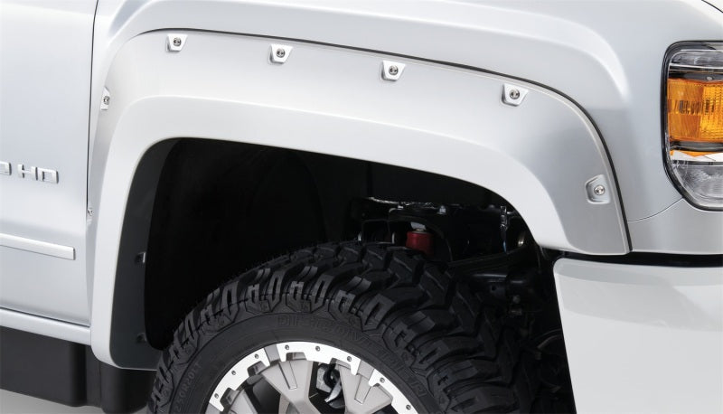 Bushwacker 15-18 GMC Sierra 2500 HD Pocket Style Flares 2pc - Black 40133-02