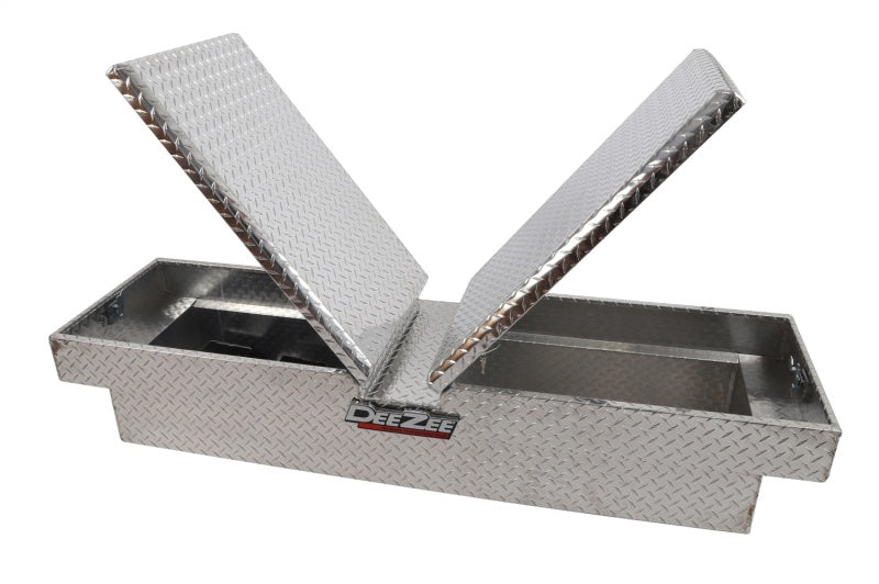 Deezee Universal Tool Box - Red Crossover - Double BT Alum Full Size DZ 8370