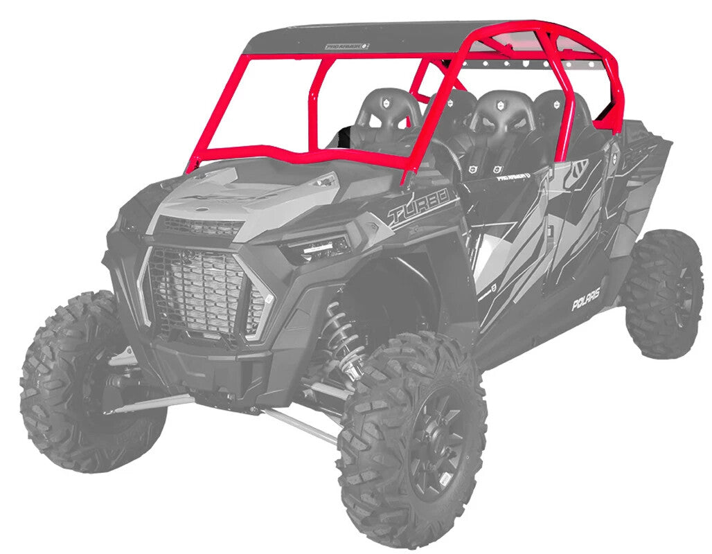 PRO ARMOR Cab Asylum Cage W/No Intrusion Red P194C026RD