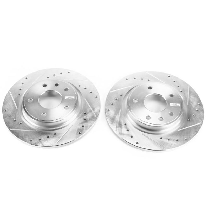 Power Stop 71-73 Buick Centurion Front Evolution Drilled & Slotted Rotors - Pair AR8600XPR