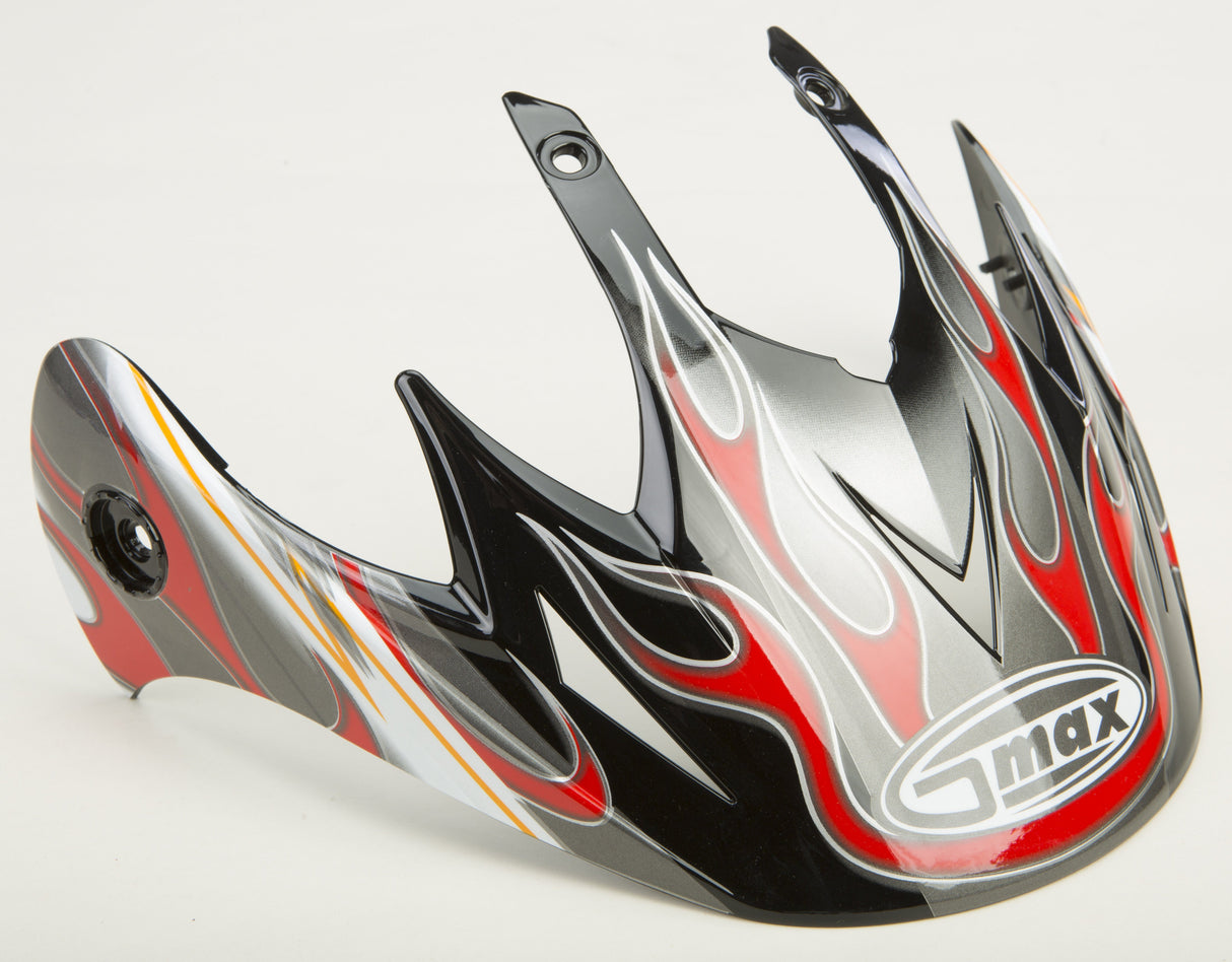 GMAX Gm-27 Visor Black/Red/Silver G980159