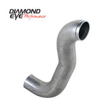 Diamond Eye DWNP 4in TB SGL W/ HX40 FLANGE AL DODGE 5.9L 2500/3500 89-93 4X4 ONLY 220105