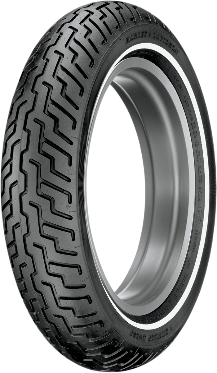 DUNLOP Tire - Harley-Davidson® D402™ - Front - MT90-16 - Narrow Whitewall - 72H 45006655