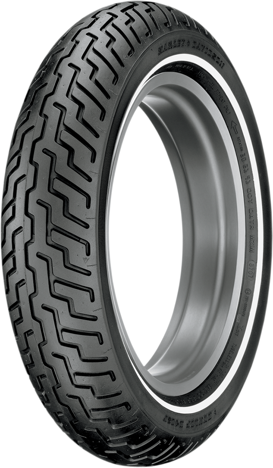 DUNLOP Tire - Harley-Davidson® D402™ - Front - MT90-16 - Narrow Whitewall - 72H 45006655