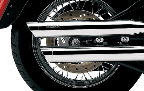 COBRA Chrome Slashcut Mufflers 6001