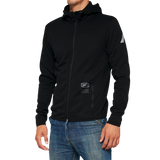 100% Viceroy Tech Zip Hoodie - Black - Medium 20037-00001