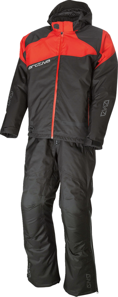 ARCTIVA Pivot 5 Hooded Jacket - Black/Red - 2XL 3120-2066