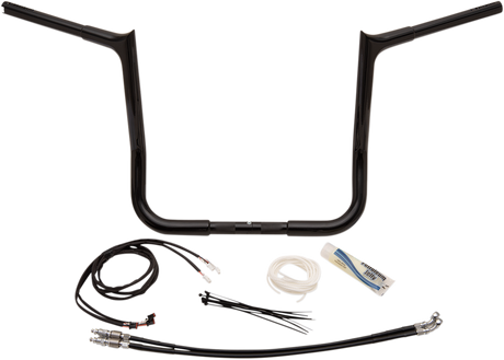 FAT BAGGERS INC. Handlebar Kit - Pointed Top - 14" - Black 909214-B