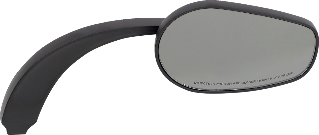 RUSS WERNIMONT DESIGNS Convex Mirror - Black - Right RWD-50046BR