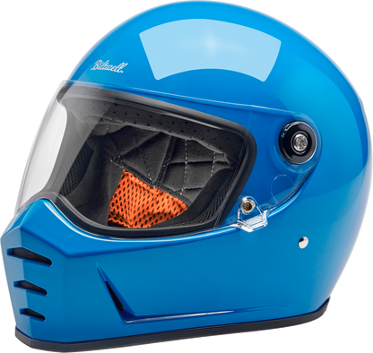 BILTWELL Lane Splitter Helmet - Gloss Tahoe Blue - Small 1004-129-502