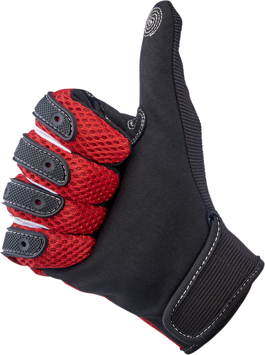 BILTWELL Anza Gloves - Red - Large 1507-0801-004