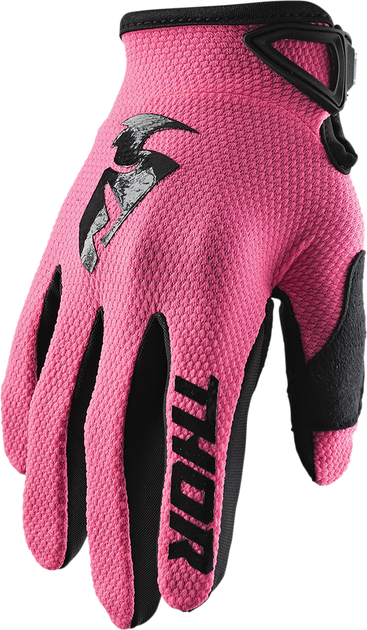 THOR Women's Sector Gloves - Pink - XL 3331-0190