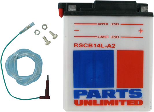 Parts Unlimited Battery - Rscb14la2 With Sensor Scb14l-A2