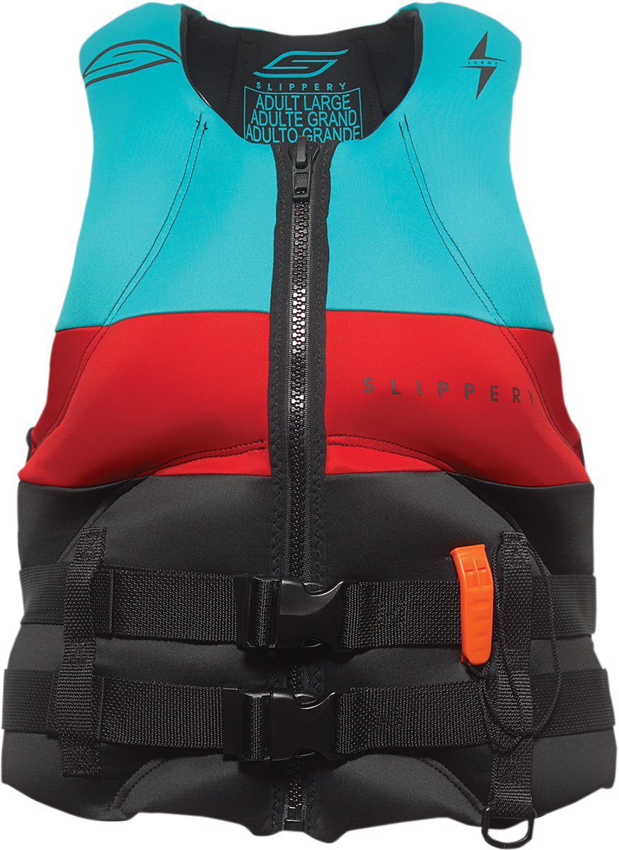 SLIPPERY Surge Neo Vest - Black/Aqua - XS 142414-50501021