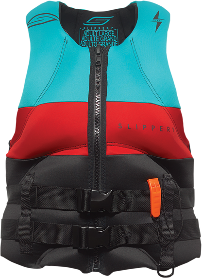 SLIPPERY Surge Neo Vest - Black/Aqua - Large 142414-50504021