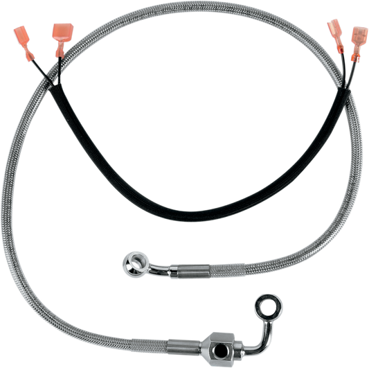 DRAG SPECIALTIES Brake Line - Rear - Stainless Steel 640320