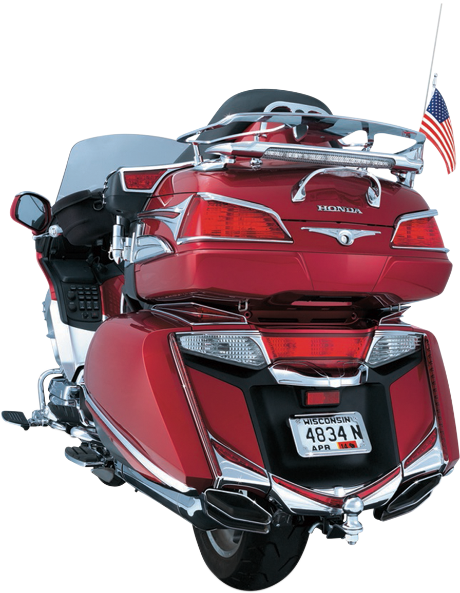 KURYAKYN LED Fender Tip - Chrome - Rear 3236