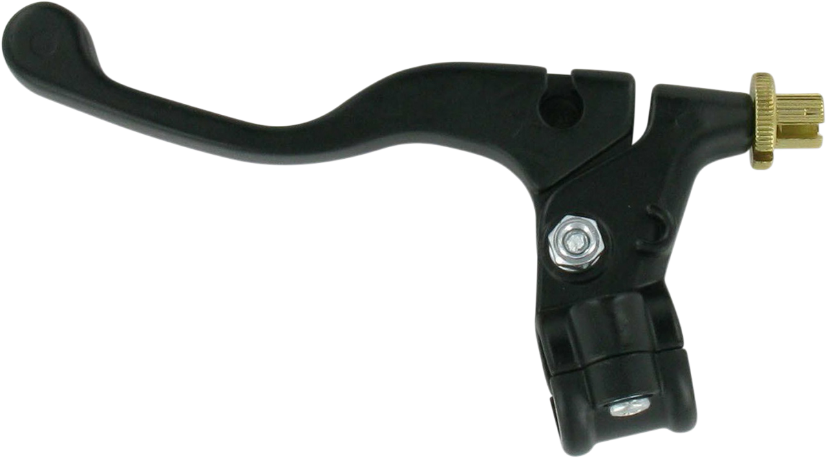 Parts Unlimited Lever Assembly - Right Hand - Shorty - Yamaha - Black 43-4104r