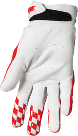 THOR Hallman Digit Gloves - White/Red - Large 3330-6785