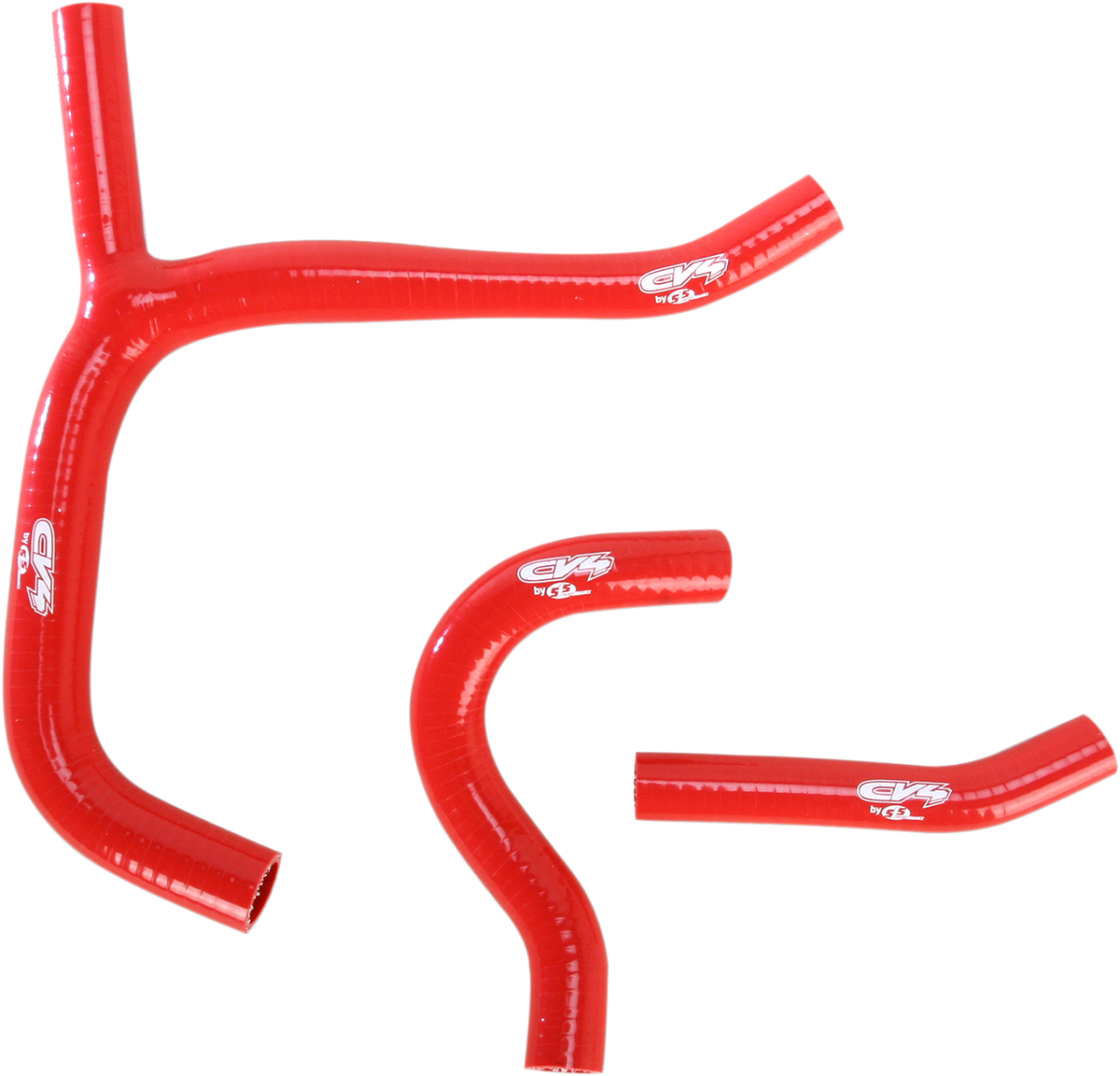 CV4 Radiator Hose Kit - Red - Y-Piece SFSMBC247R