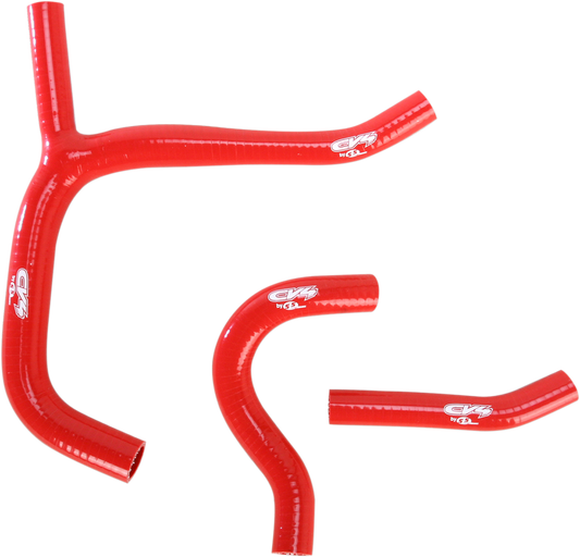 CV4 Radiator Hose Kit - Red - Y-Piece SFSMBC247R