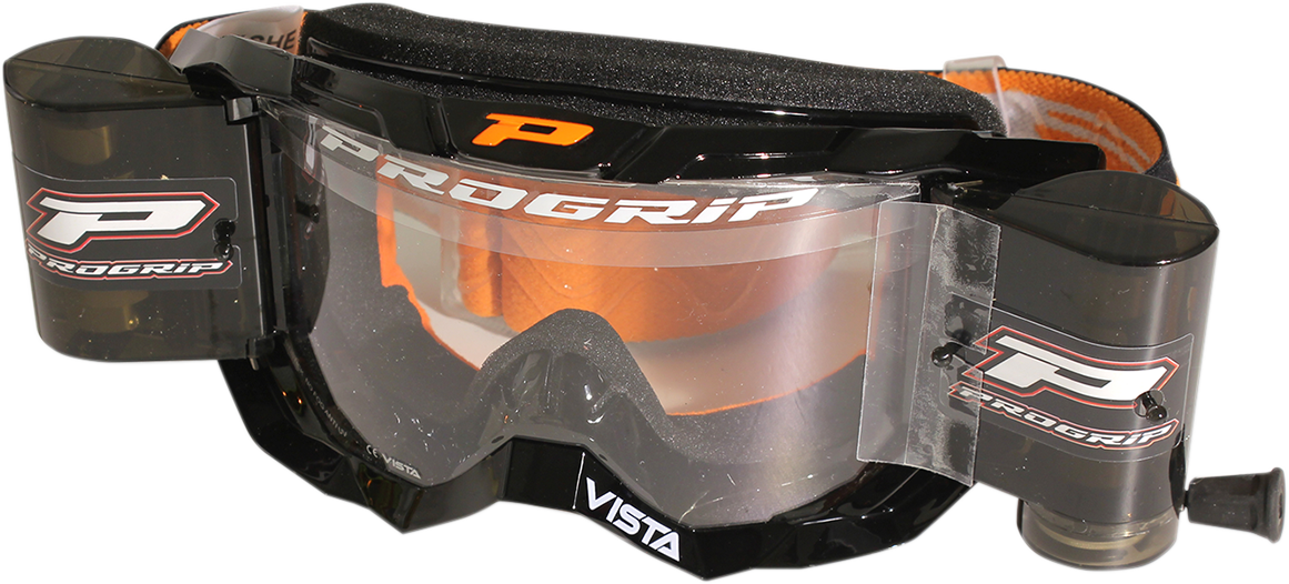 PRO GRIP Vista Roll Off Goggles - Black 3303RONE