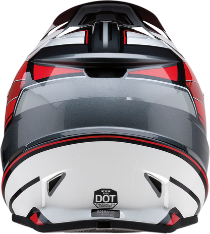 Z1R Rise Helmet - MC - Red/Gray - Small 0110-7209