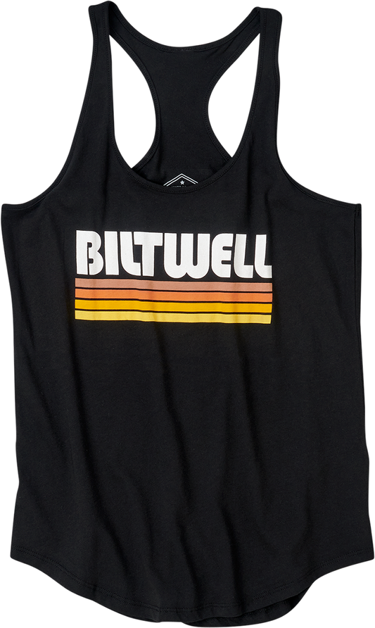 BILTWELL Women's Surf Tank Top - Black - Small 8142-045-002