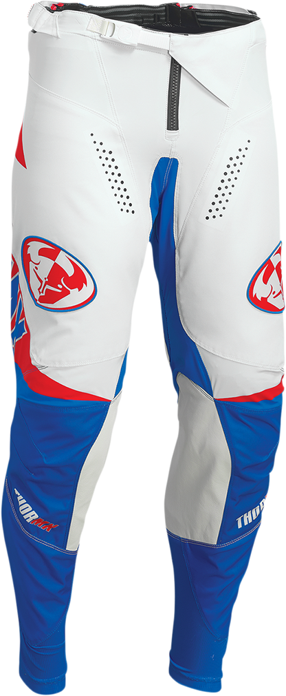 THOR Pulse 04 LE Pants - Red/White/Blue - 42 2901-10006