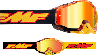 Gafas FMF PowerBomb - Spark - Espejo rojo F-50037-00005 2601-2978 