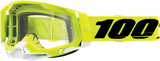 100% Racecraft 2 Goggles - Fluo Yellow - Clear 50009-00004