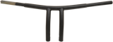Manillar DRAG SPECIALTIES - Barra en T - Buffalo - Pullback - 8" - TBW - Negro plano 0601-4285