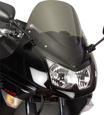 Zero Gravity Double Bubble Windscreen - Smoke - Ninja 650 16-203-02