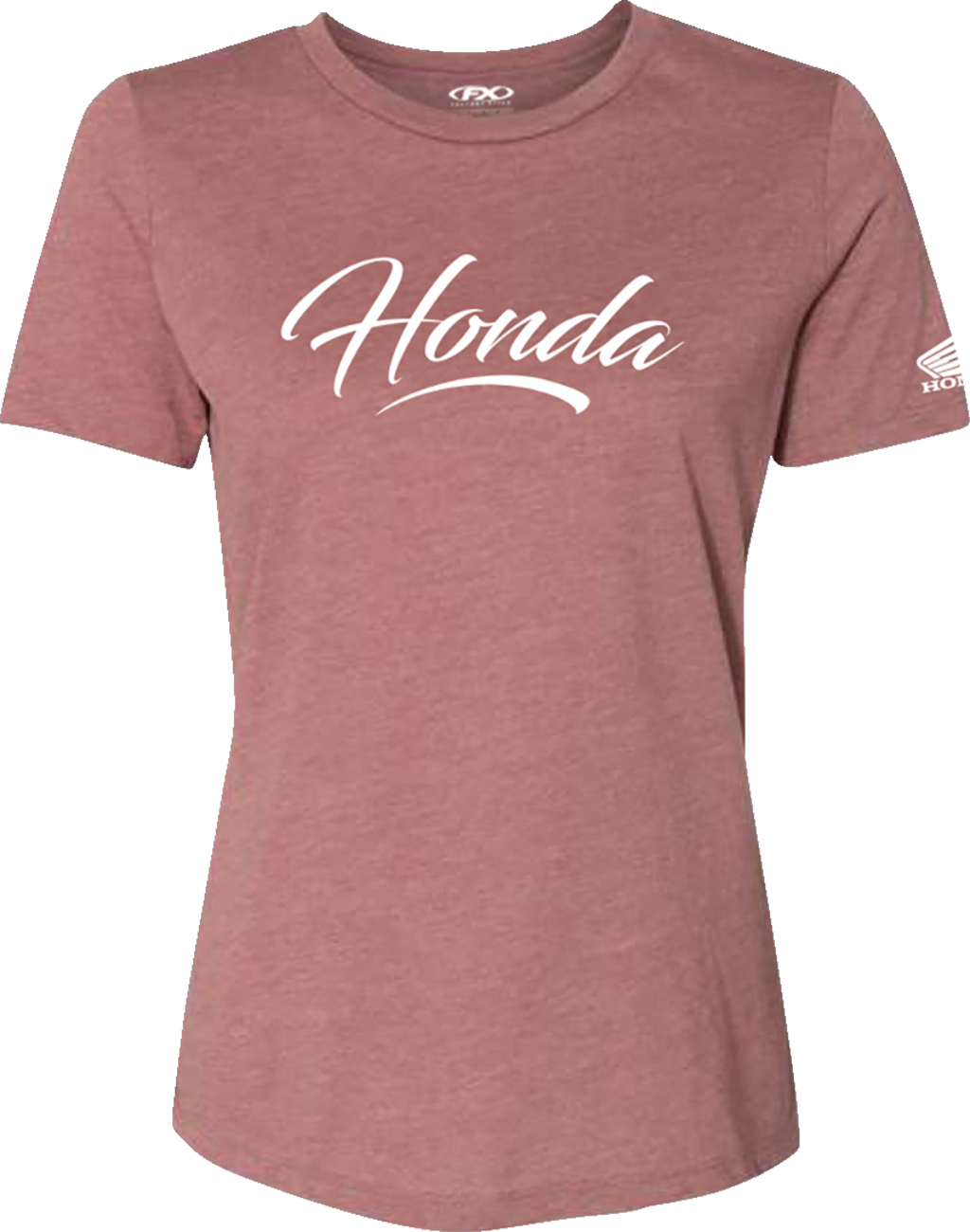 FACTORY EFFEX Women's Honda Script T-Shirt - Heather Mauve - Small 27-87340