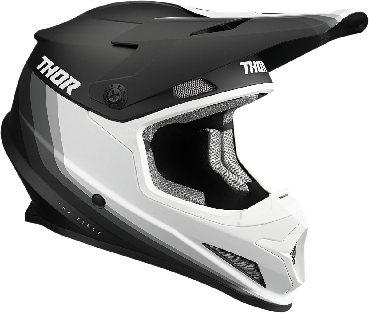 THOR Sector Helmet - Runner - MIPS - Black/White - Large 0110-7317