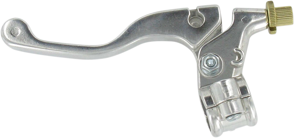 Parts Unlimited Lever Assembly - Right Hand - Shorty - Yamaha - Silver 43-4102r