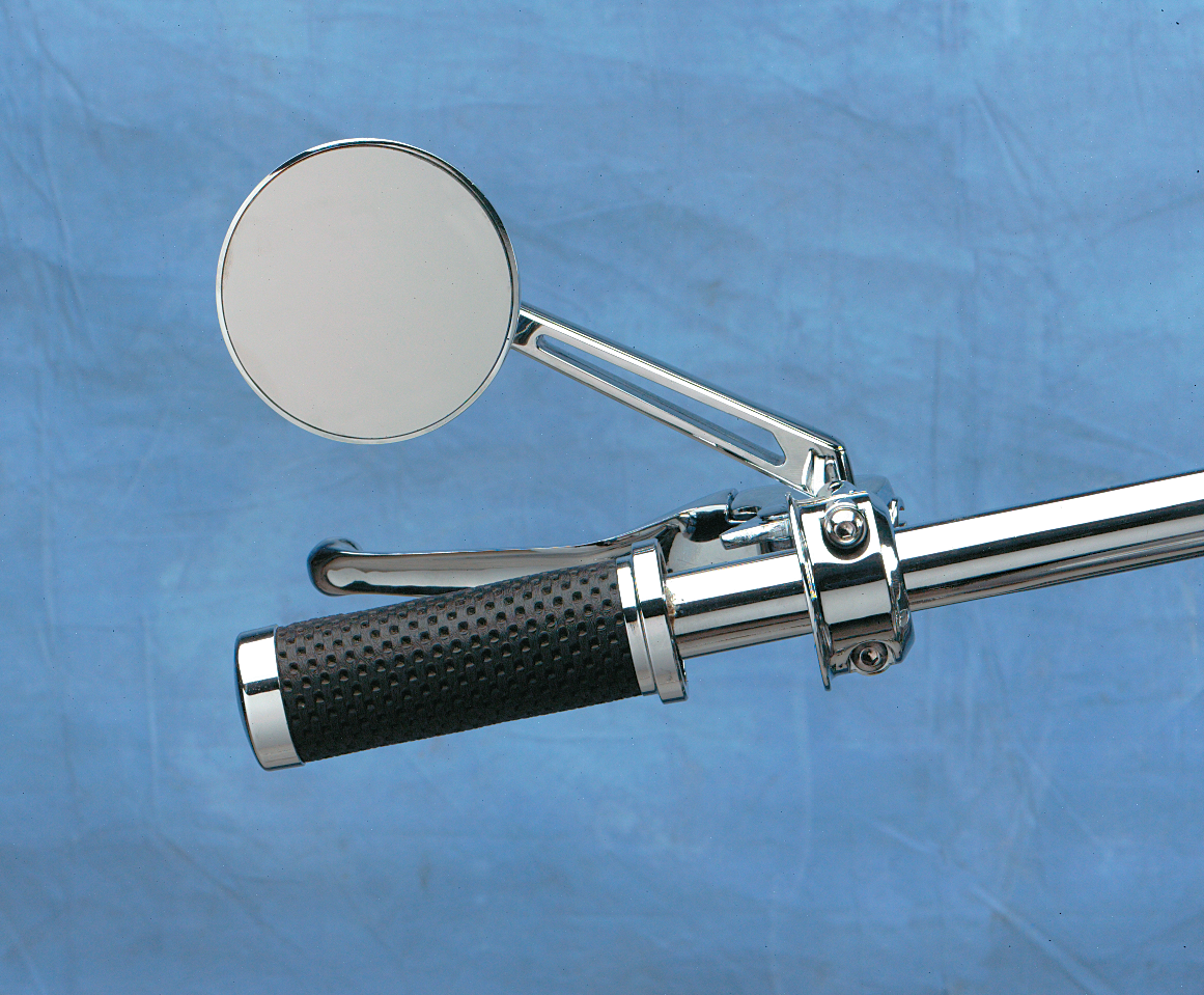 DRAG SPECIALTIES Espejo redondo con vástago largo 302156-BC4-LB16 