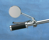 DRAG SPECIALTIES Espejo redondo con vástago largo 302156-BC4-LB16 