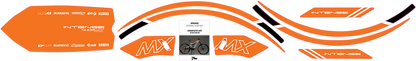 D'COR VISUALS Graphics Kit for Tazer MX - Orange 10-80-100-OR