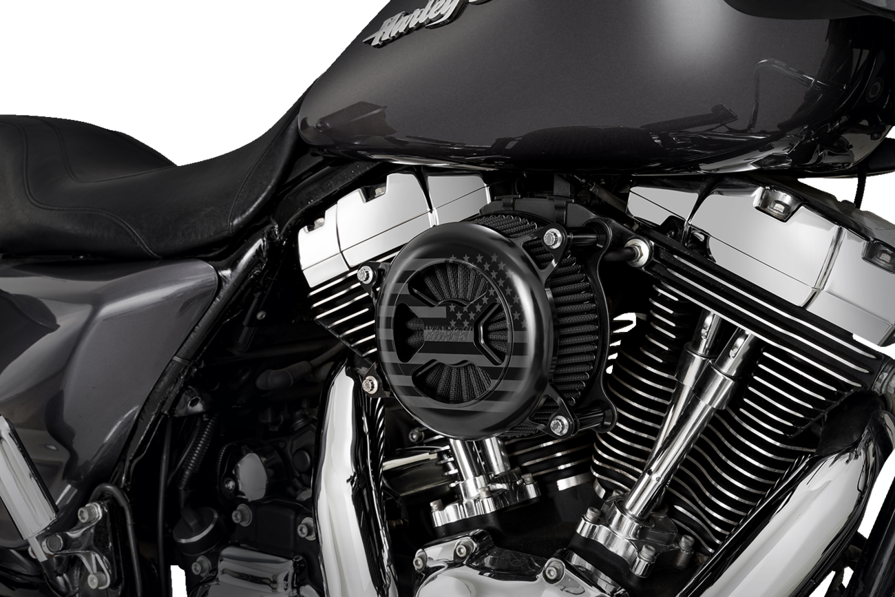 VANCE & HINES VO2 America Air Cleaner - Black 42341FG