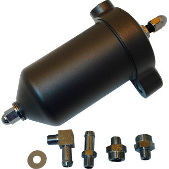 DRAG SPECIALTIES Oil Filter Assembly - Black 0712-0659