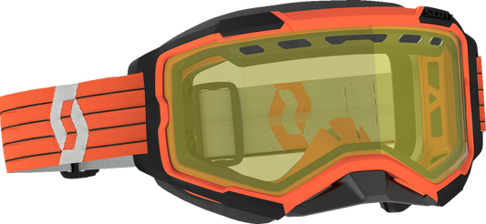 SCOTT Fury Snow Cross Goggle - Orange/Gray - Yellow 278605-1011029